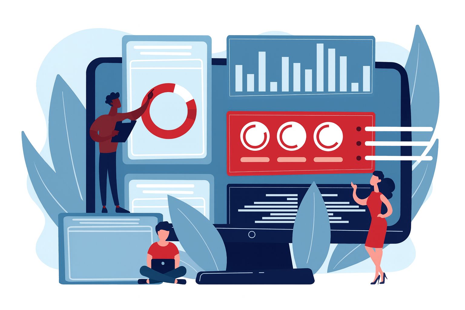 AI-ontwikkelaar van Kojac AI die werkt aan een machine learning project