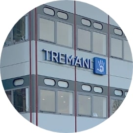 Een foto van het kantoor van Tremani een klant van Kojac.